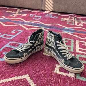 Unique Floral Vans Sk8-Hi
